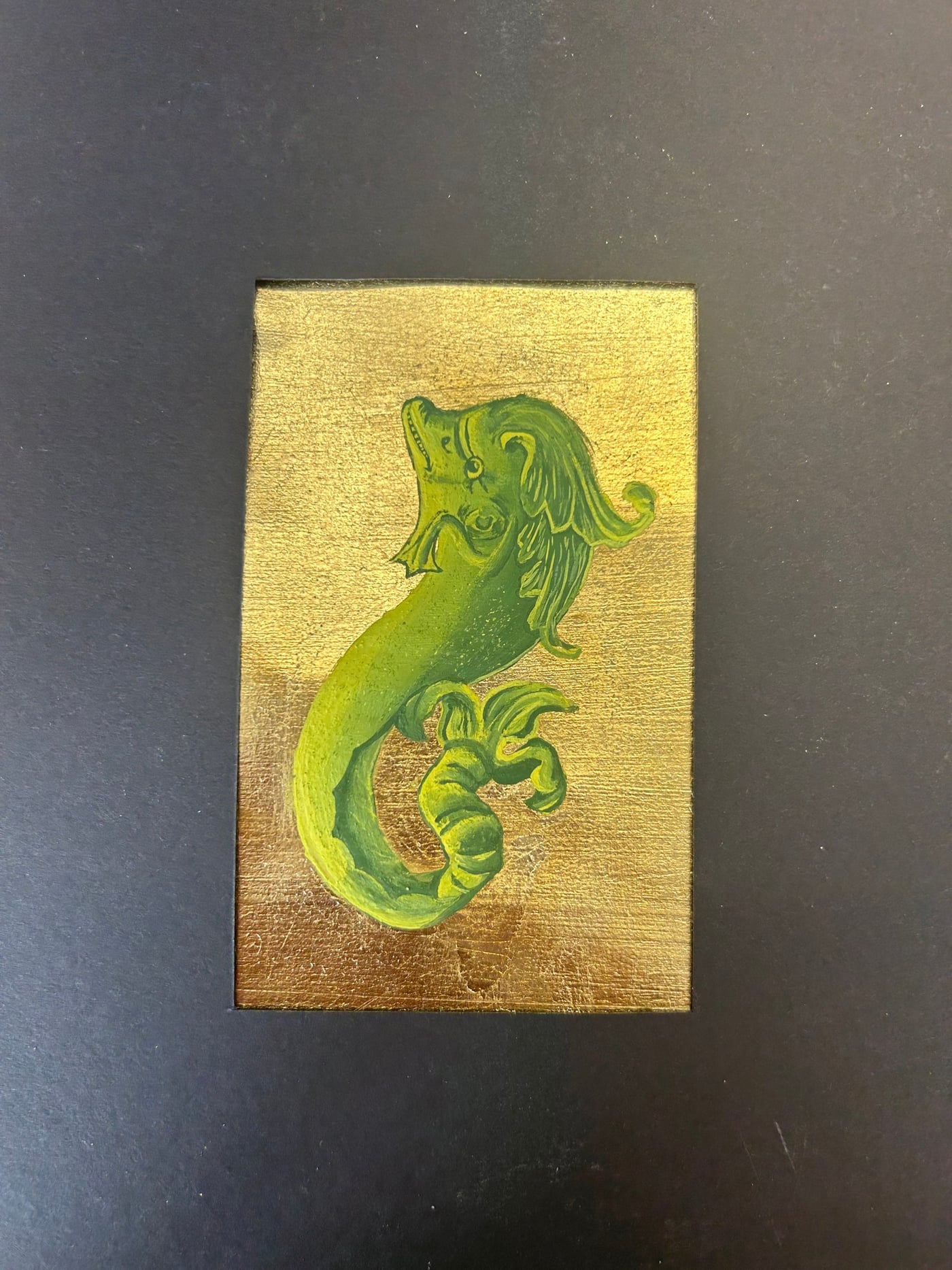 Kasein-Tempera Malerei